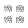 Ronds de serviette Vine 4 pièces Ø4,7 cm, Alliage de zinc