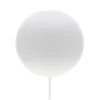 Rosace de plafond avec cordon Cannonball, blanc