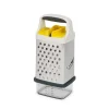 Râpe Multi grip avec récipient 17 cm, Jaune