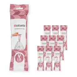 Sac poubelle Brabantia PerfectFit 200 sacs, Modèle V, 2-3 L