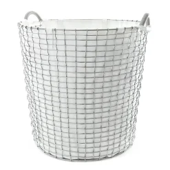 Sac pour panier à linge Korbo, blanc 65 L