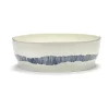 Saladier Ottolenghi Feast Ø27,5 cm, White stripes-blue