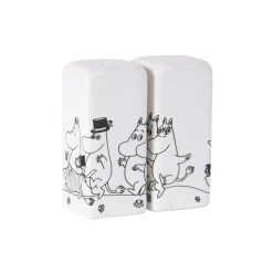 Salière et poivrier Famille Moomin, Blanc