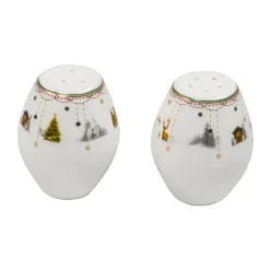 Salière & poivrière Julemorgen Story, 2 pièces, Blanc