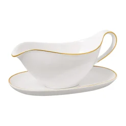 Saucière avec soucoupe Château Septfontaines 26 cl, Blanc-or