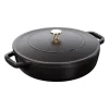 Sauteuse Chistera Ø28 cm 3,7 L, Noir
