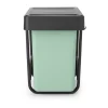 Seaux intégrés Sort&Go, 2x15 L, Gris foncé