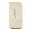 Serif Relief décoration murale S, Off white
