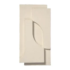 Serif Relief décoration murale S, Off white