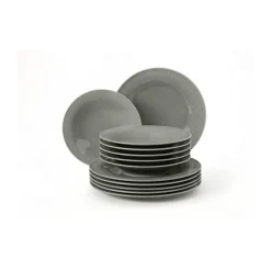 Service de table Beat 12 pièces, Gris perle