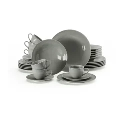 Service de table Beat 30 pièces, Gris perle