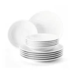 Service de table Compact 12 pièces, Blanc