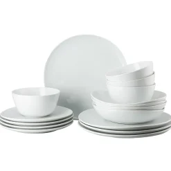 Service de vaisselle Junto blanc, 16 pièces
