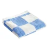 Serviette Check 30x30 cm, Sky blue
