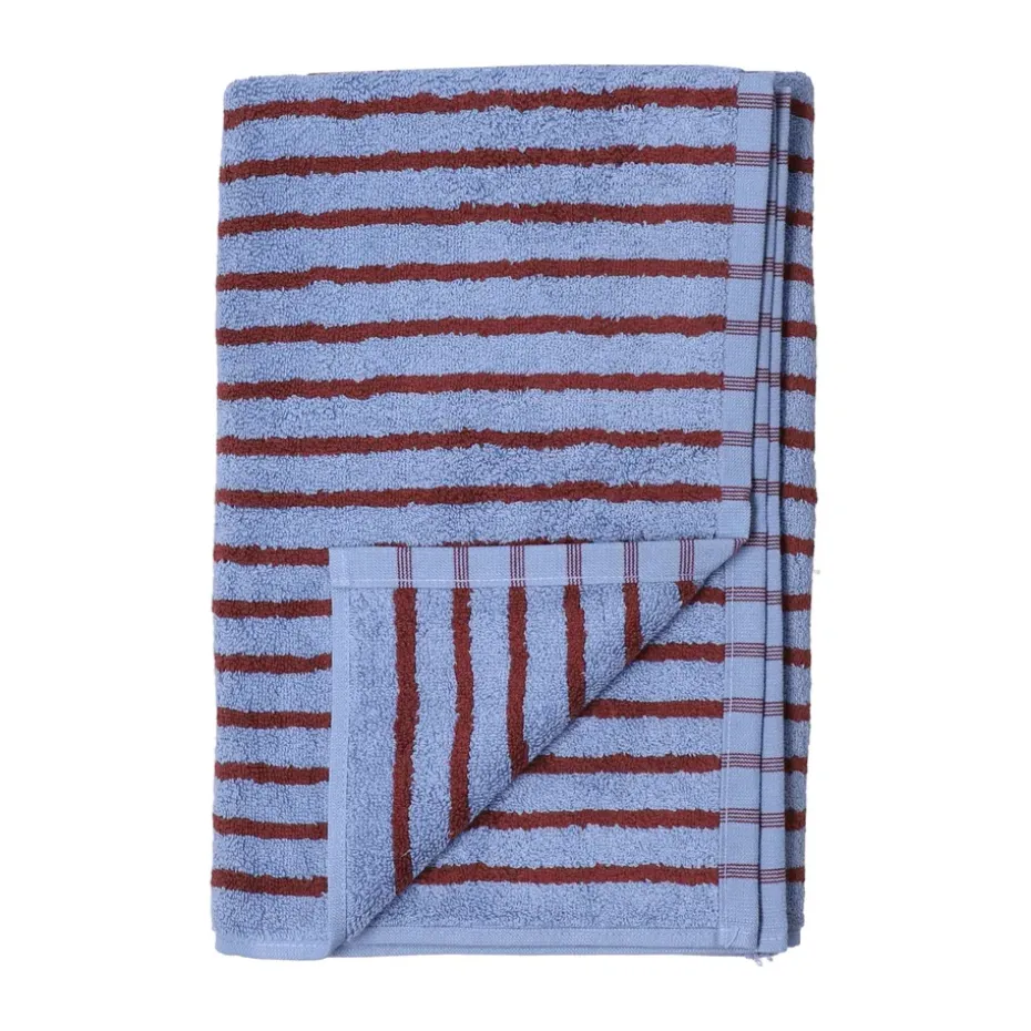 Serviette de bain Drift 70x140 cm, Bleu-rouge