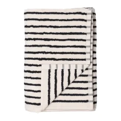Serviette de bain Drift 70x140 cm, Blanc-noir