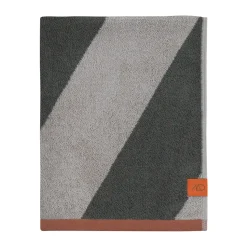 Serviette Diagonal, Dark olive, 70x133 cm