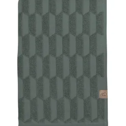 Serviette Geo 50x95 cm, Pine green