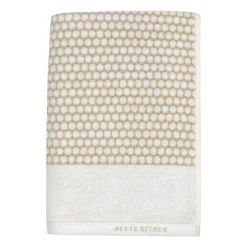 Serviette Grid 50x100 cm, Sable-blanc cassé