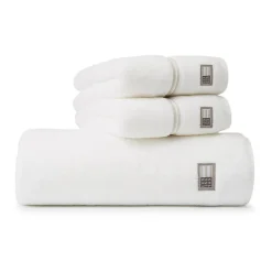 Serviette Lexington Hotel 70x130 cm, Blanc-beige