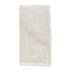 Serviette Time 50x100 cm, Gris clair