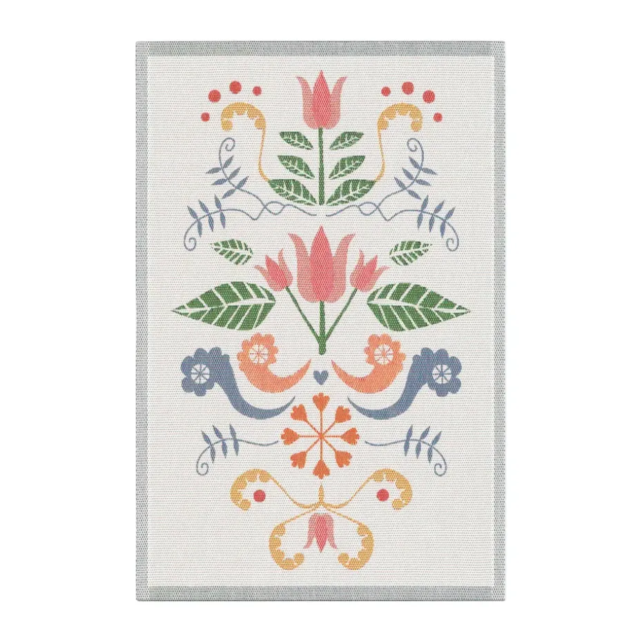Serviette de cuisine Lindas tulpan 40x60 cm, Rose-gris