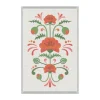 Serviette de cuisine Lindas vallmo 40x60 cm, Orange-gris