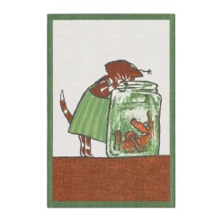 Serviette de cuisine Pettson & Findus multi 40x60 cm, Curieux