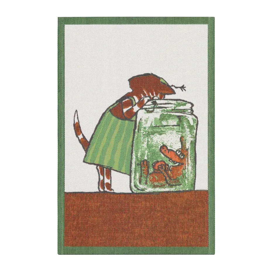 Serviette de cuisine Pettson & Findus multi 40x60 cm, Curieux