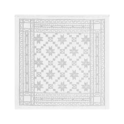 Serviette de table Åttebladrose 35x35 cm, Beige