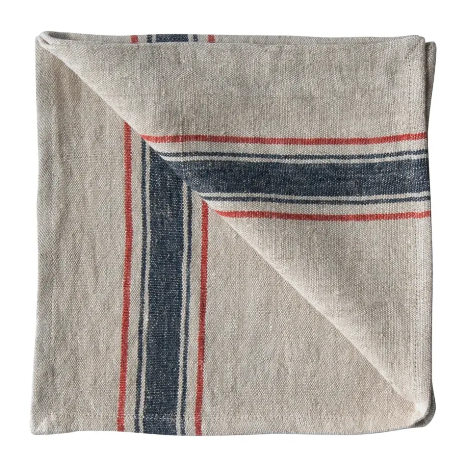 Serviette en lin Astrid 50x50 cm, Navy