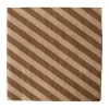 Serviette en papier Stripe 33x33 cm lot de 20, Nougat
