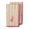 Serviette en tissu Bubba 45x45 cm lot de 2, Beige