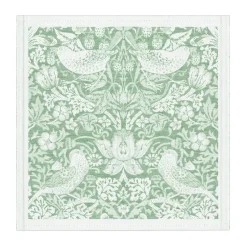 Serviette en tissu Strawberry Thief 35x35 cm, Vert
