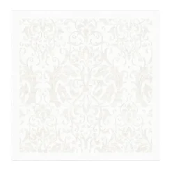 Serviette Medaljong 35x35 cm, Blanc