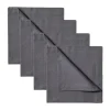 Serviette Robert Lot de 4, Gris granit