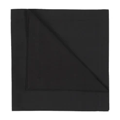 Serviette Robert Lot de 4, Noir
