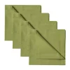 Serviette Robert Lot de 4, Vert mousse