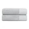 Serviettes de douche Juniper 70x140 cm lot de 2, Stone Grey