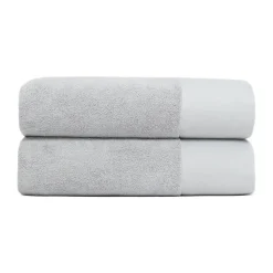 Serviettes de douche Juniper 70x140 cm lot de 2, Stone Grey