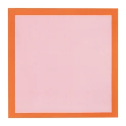 Serviettes Play 33x33 cm lot de 20, Rose-orange
