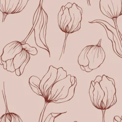 Serviettes Tulipa 33x33 cm Lot de 18, Blush