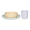 Servisset Pullo 3 pièces, Pale mint-vanilla-lavender