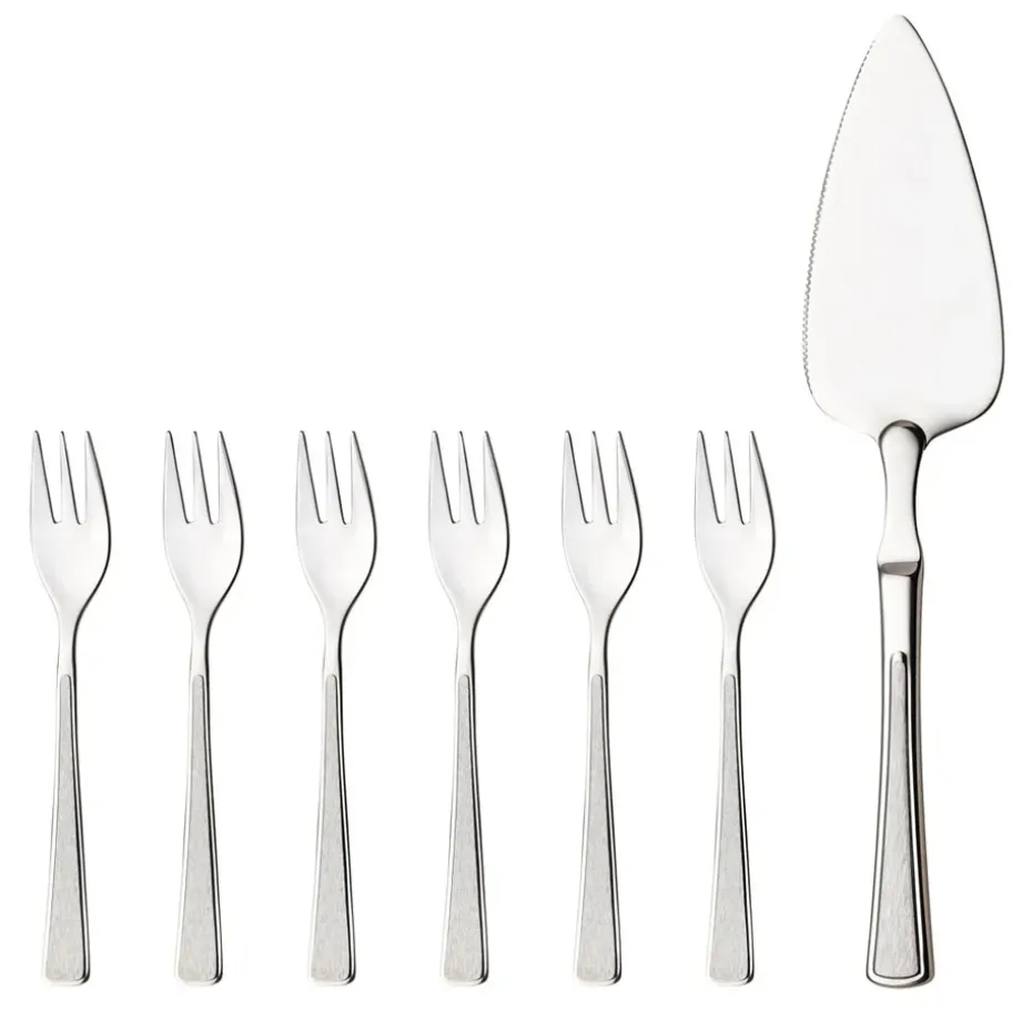 Set à dessert Ramona 7 pièces, acier inoxydable