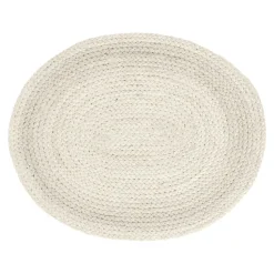 Set de table Braided oval, Ivory