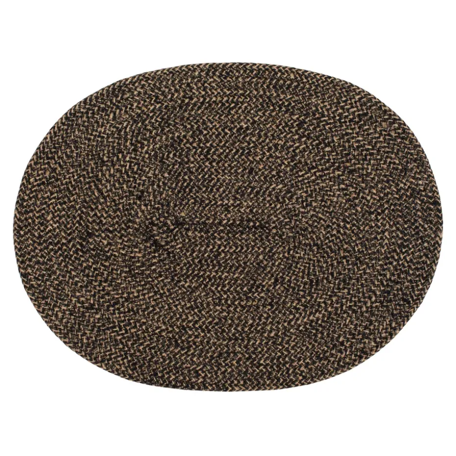 Set de table Ella oval, Noir