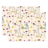 Set de table Herbarium 30x40 cm, lot de 2, Off-white