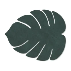 Set de table Monstera Leaf Nupo S, Vert foncé