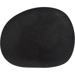 Set de table Raw cuir, Black buffalo (noir)