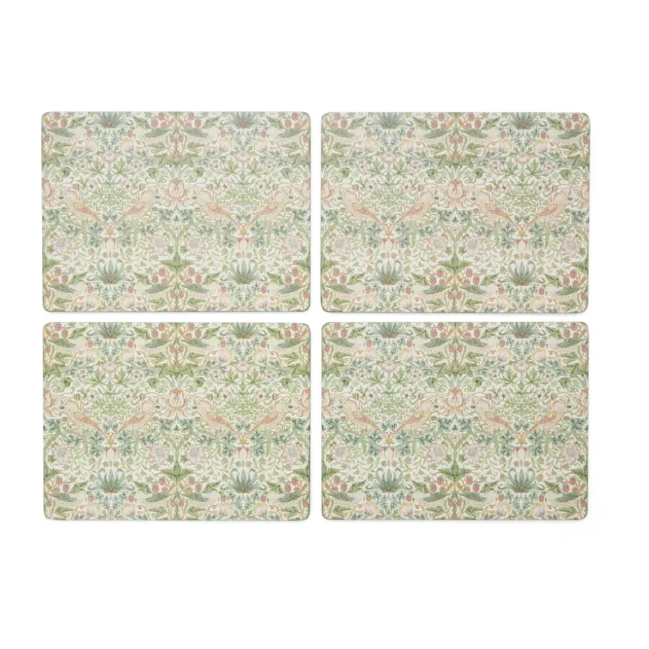 Set de table Strawberry Thief 30x40 cm, lot de 4, Green
